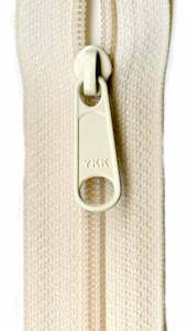 9 inch Zipper Closed Bottom Off White - YKK Zips