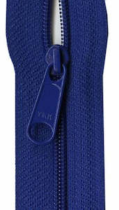 Zippers: 9 inch Zipper Closed Bottom Royal Blue - YKK Zips