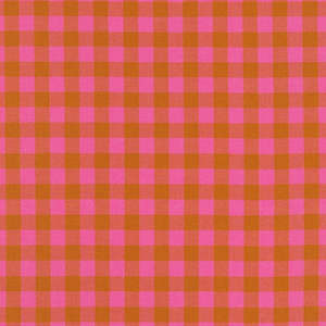 Dragonfruit Gingham Kitchen Window Woven (FQ)- Elizabeth Hartman for Robert Kaufman Fabrics