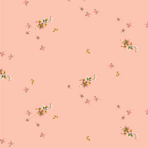 Fabric Art Gallery Fabrics: Delicate Balance Dahlia Midsummer (FQ) - Sharon Holland AGF