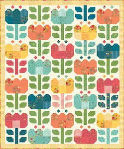Kits: First Blooms Quilt Kit - Heather Peterson for Riley Blake Designs
