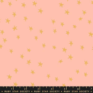 Ruby Star Society Fat Quarters: Starry New Peach (FQ)- Alexia Abegg Ruby Star Society Fabrics