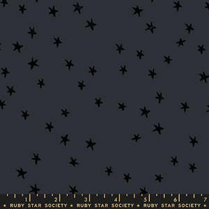 Starry New Charcoal - Alexia Abegg Ruby Star Society Fabrics