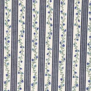 Wallpaper Stripe Navy - Homey Collection Handworks Fabrics