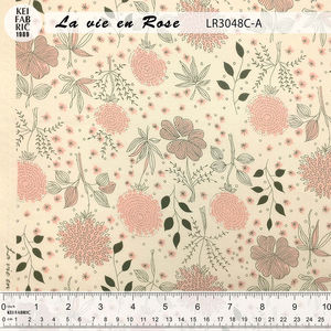 New At Rainbow Stash: Happy Sweet Home La Vie En Rose Pink - Kei Fabrics Japan