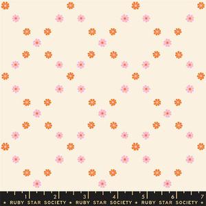 Ruby Star Society: Posy Orange Diamond Flowers - Melody Miller