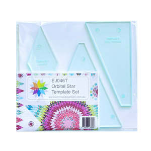 New At Rainbow Stash: Orbital Star Template Set - Emma Jean Jansen