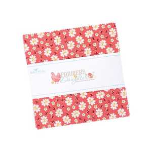 Charm Squares: Farmer's Daughter 5" Stacker - Lori Holt Bee In My Bonnet