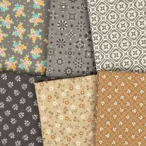 Farmer's Daughter Milk Can Fat Quarter Bundle (6) - Lori Holt Bee In My Bonnet