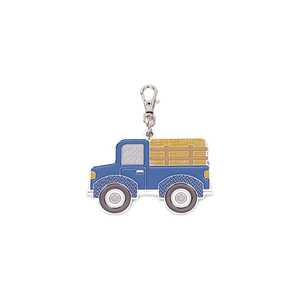 Zippers Bag Accessories: Farmer's Daughter Haulin' Hay Truck Enamel Happy Charm - Lori Holt Happy Charms