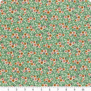 Riley Blake Fabrics: Gentler Times Seaglass Cherish - Lori Holt for Riley Blake Designs