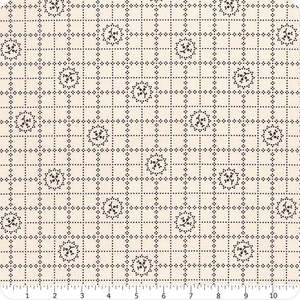 Riley Blake Fabrics: Gentler Times Raisin Delicate - Lori Holt for Riley Blake Designs