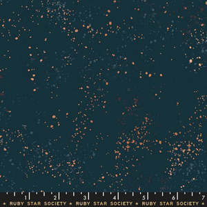 Speckled Teal Navy (FQ) -  Rashida Coleman Hale for RSS