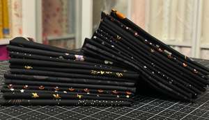 Southern Skies Black Sashing F8th Starter Pack - Ruby Star Society Fabrics