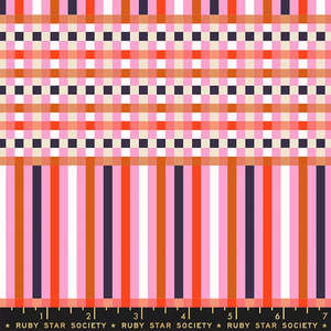 New At Rainbow Stash: Petunia Gingham Flamingo (FQ) - Kimberly Kight for Ruby Star Society
