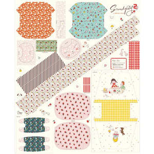 Everything Else That Isn T Solid: Serendipity 2 Zipper Pouch Panel - Minki Kim Riley Blake Design