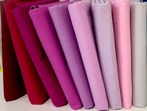 Individual Fat Quarters: Individual Fat Quarters in Pinks Reds Purples Hues