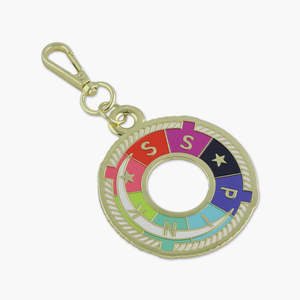 Tula Pink Floral Reef S.S. Pink Deep Dive Bag Charm – STS343