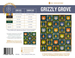 Pen Paper Patterns: Grizzly Grove Quilt Pattern – Pen + Paper Patterns
