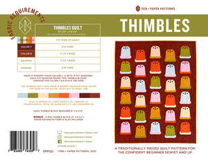 Thimbles Quilt Pattern – Pen + Paper Patterns