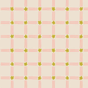 Geo Bloom Floral Crosswave - Sewcial Bee Collective Art Gallery Fabrics