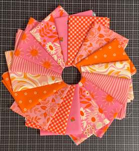 Ruby Star Society Pink/Orange Fat Eighth Bundle