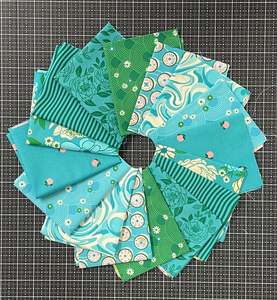 Ruby Star Society Blue/Green Fat Eighth Bundle