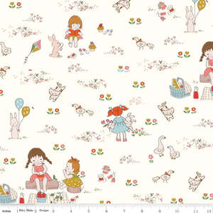 Serendipity 2 Main Cream Fabric Fat Quarter C17300-CREAM by Minki Kim for Riley &hellip;