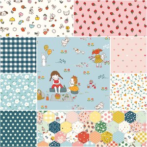 Serendipity 2 Fat Quarter Bundle Powder - Minki Kim