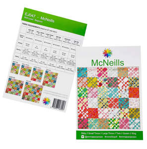 Emma Jean Jansen Patterns: McNeills Quilt Pattern EJ047  by Emma Jean Jansen