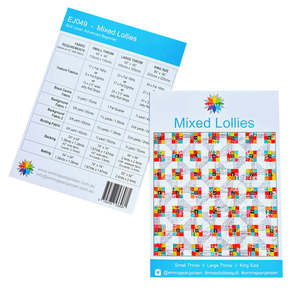 Mixed Lollies Quilt Pattern by Emma Jean Jansen