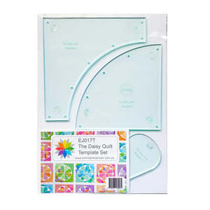 Emma Jean Jansen Patterns: The Daisy Quilt Pattern Acrylic Template Set by Emma Jean Jansen