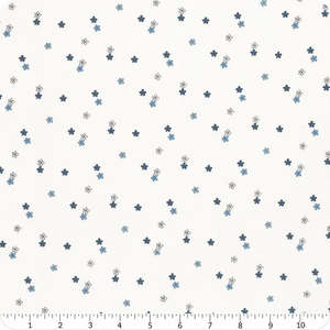 White Blooms & Threads Ditzy Floral Fabric C17124-WHITE by Christopher Thompson &hellip;