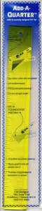 Add-A-Quarter Ruler 1½" x 12" CM12 – Yellow