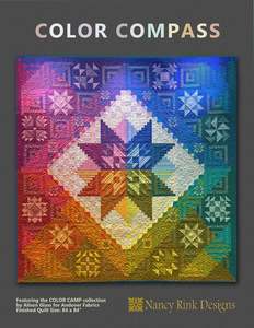 New At Rainbow Stash: Color Compass Quilt Pattern by Nancy Rink – Alison Glass Color Camp