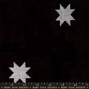 Quilt Star Woven Black RS4155-12 | Warp & Weft Mystic Fable | Alexia Marcelle Ab&hellip;