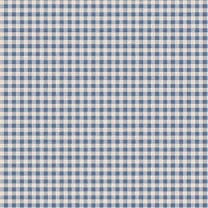 Everything Else That Isn T Solid: Creating Memories Blue Gingham Fat Quarter 160073 Fabric by Tilda Fabrics