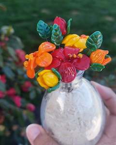 Glass Art: NEW!! Glass Art - Hibiscus Mini Stems