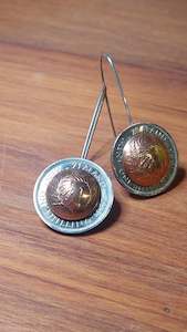 NEW!! Re-minted: Domed Border Coin Earrings