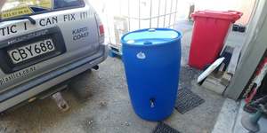 PIGLET WATER FEEDER. 200 LITRE EX FOOD GRADE DRUM - RainHarvest and Services