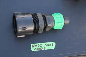 Products: NW50 IBC ADAPTOR CAP+ 32mm HOSE CONNECTOR - RainHarvest and Services