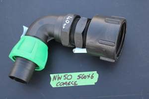 NW50 IBC CAP + 40mm BEND HOSE CONNECTOR - RainHarvest and Services