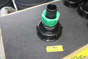 Products: S100 X 8 COARSE IBC THREAD WITH 40MM HOSE CONNECTOR - RainHarvest and Services