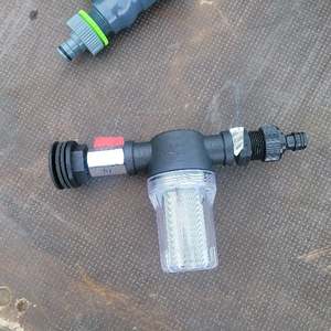 Products: WATER BUTT RAIN BARREL SPIGOT WITH 15mm BALL VALVE & FILTER BOWL & HOSE CONNECTOR - RainHarvest and Services
