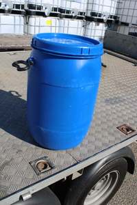 Products: DRUM 50 LITRE BLUE PLASTIC SCREW LID. FOOD GRADE. (PICKLES) - RainHarvest and Services