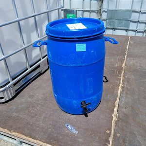 50 LITRE BLUE DRUM. SCREW LID. WITH TAP. FOOD GRADE. NO STOCK - RainHarvest and Services