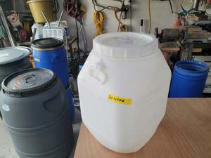 50 LITRE WHITE NATURAL HDPE DRUM. SCREW LID. NOT FOOD GRADE NO STOCK - RainHarve&hellip;