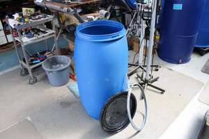 BLUE 160 LITRE PLASTIC LID & CLAMP DRUM (NOT FOOD GRADE) NO STOCK. ON ORDER &hellip;
