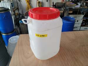 DRUM 25 LITRE WHITE NATURAL HDPE PLASTIC WITH SCREW LID. - RainHarvest and Services