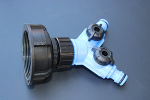 Products: BSP50mm IBC ADAPTOR with DOUBLE TAP - RainHarvest and Services